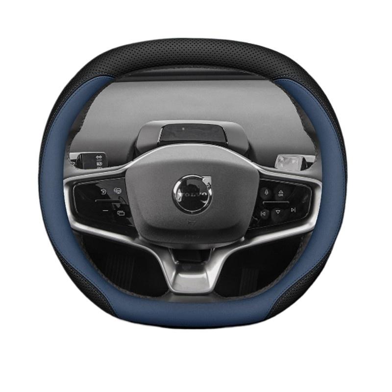 Leder Auto Lenkradabdeckung für Volvo EX30 2024 2025 Zubehör