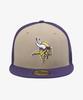 New Era Nfl Minnesota Vikings Basic Mesh Fitted Cap Gold/Purple