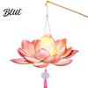 Outdoor Celebration Lighting DIY Lotus Lantern Craft Kit Handmade Flower Paper with LED Party Supplies for Celebrations Light Vintage Decorative