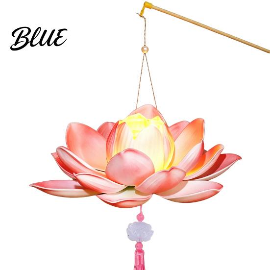Outdoor Celebration Lighting DIY Lotus Lantern Craft Kit Handmade Flower Paper with LED Party Supplies for Celebrations Light Vintage Decorative