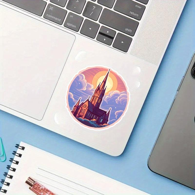 Church Stickers, Power of Faith Stickers Durable for Laptop, Car, Luggage, Skateboard & More - Perfect for Teens, Adults, Creative Decor & Gifting