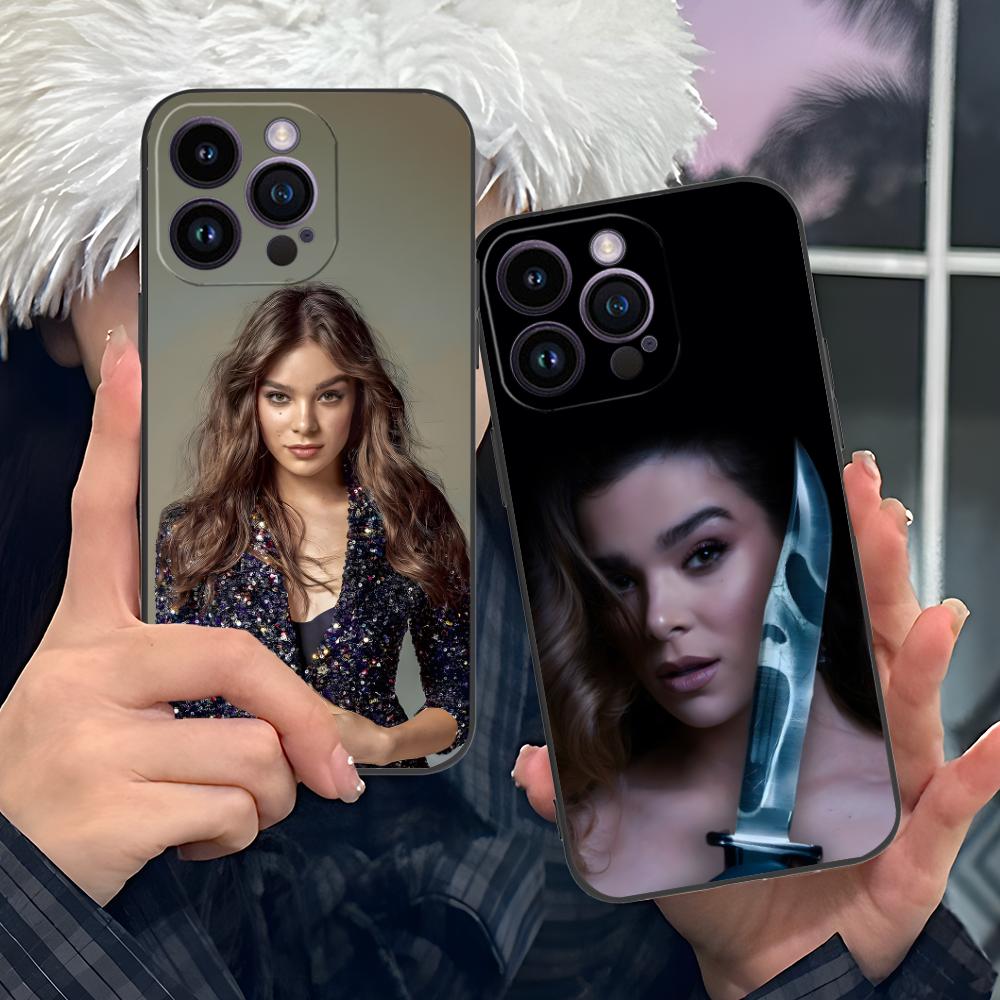 Hailee Steinfeld Matte TPU Mobile Phone Case for iPhone 17 16 15 14 13 12 11 X XR XS 8 7 Air Pro Max Plus Mini Colorful Cover
