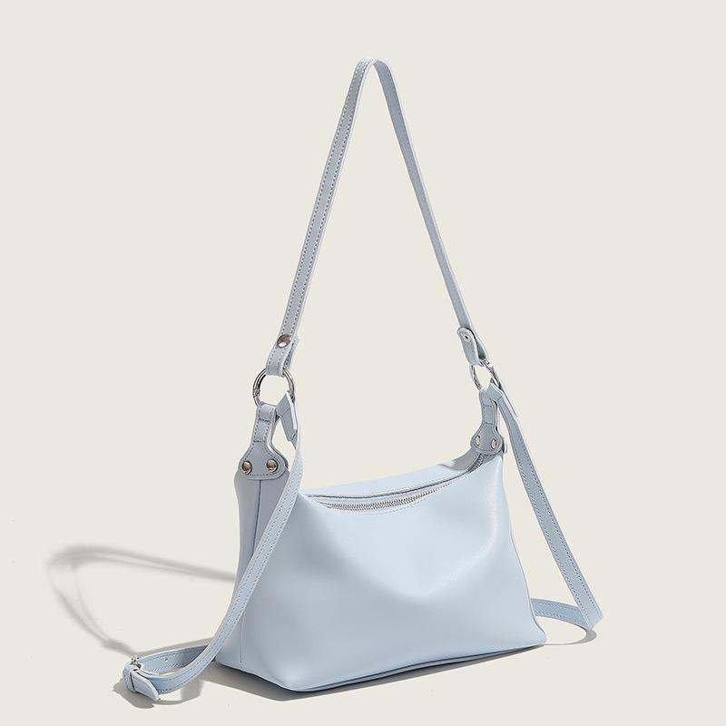 Nische PU Weiche Textur Leder Pendler Umhängetasche Pendler Tragetasche Damen Neues Design Unifarben Große Kapazität Crossbody Damen Tasche