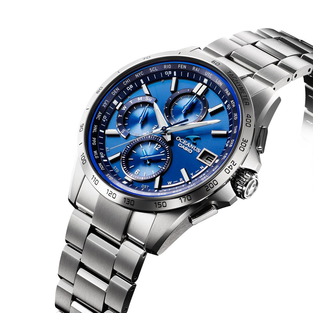 Casio Men's 100M Water Resistant Analog Quartz Watch OCW-T2600-2A3