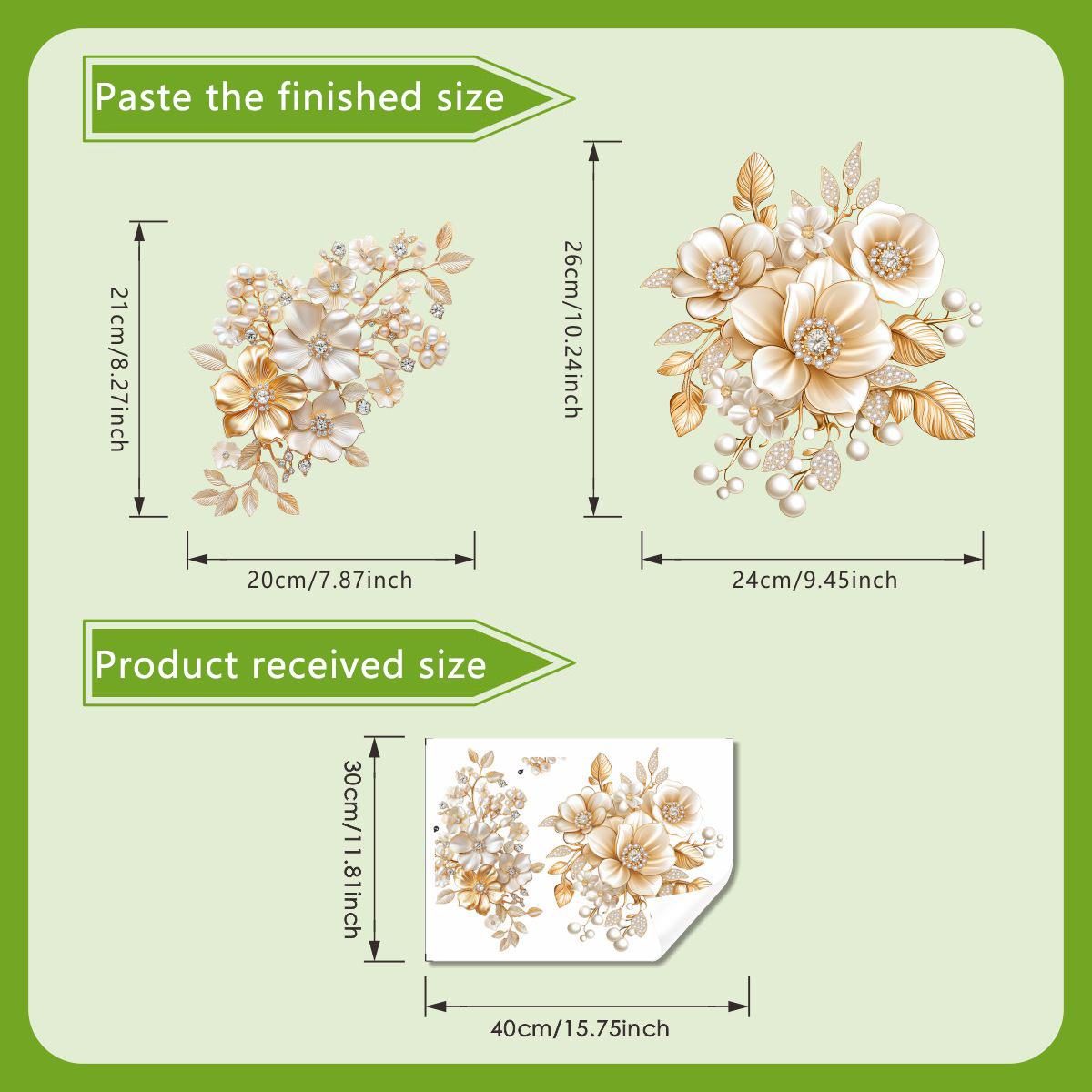 

1 шт. Наклейки на унитаз для ванной комнаты, Современный минималистичный узор с золотыми цветами, Самоклеящиеся картины для украшения ванной комнаты и гостиной opp bag weight 39g