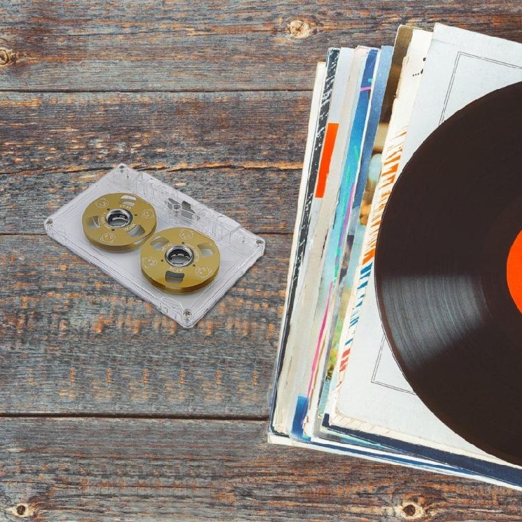 Double-sided Design Empty Tape Metal Cassette Blank Tape Can Record 45 Minutes Professional Blank Cassette Tape