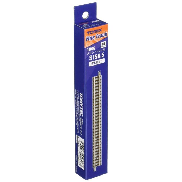 TOMIX N Gauge Straight Rail S158.5 F 4-Piece Set 1806 Model Railroad Supplies, 158.5mm Length