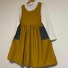 Used [Limited 1st] Handmade ladies apron dress fine ribbed corduroy