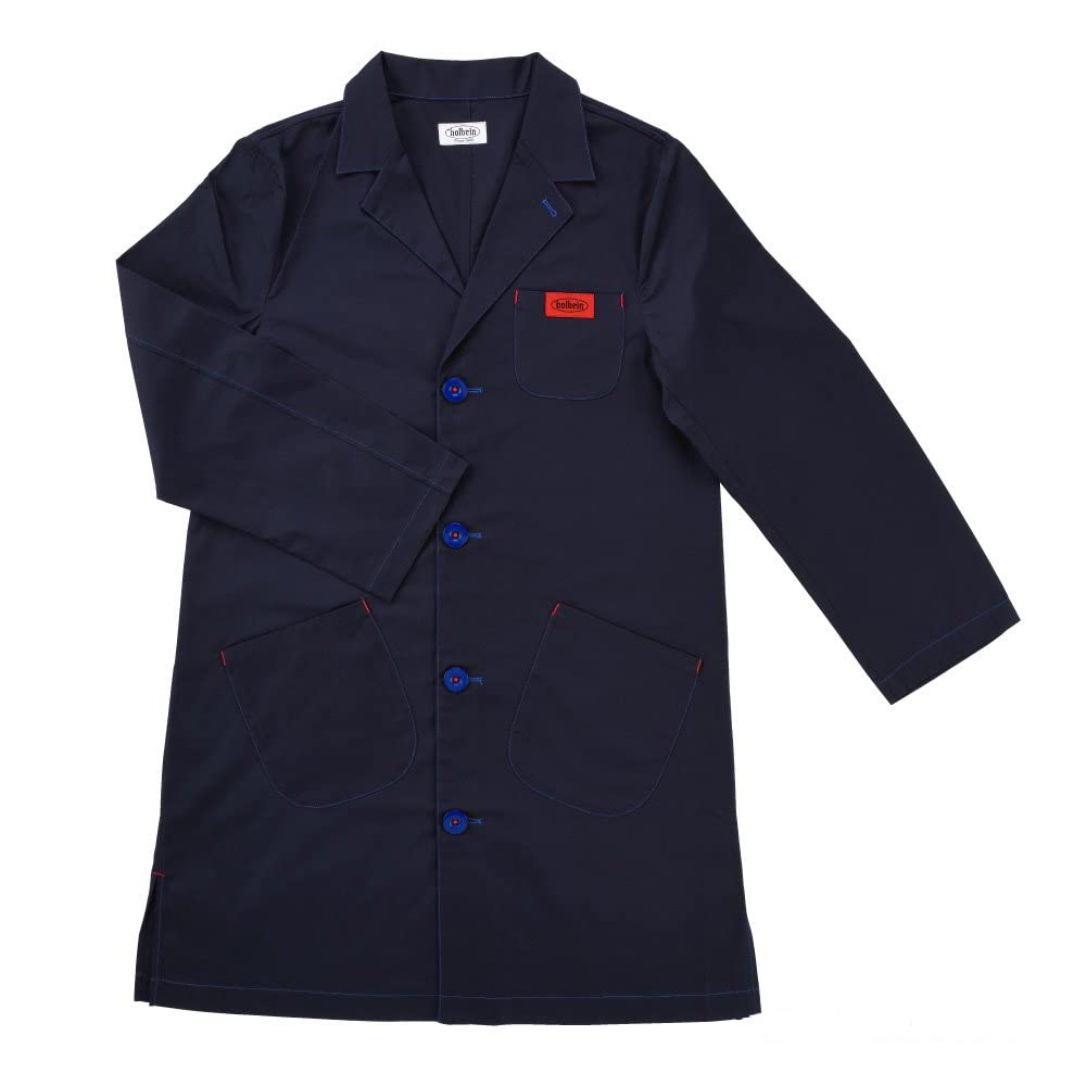 

Holbein Work Coat CN-02, Adult, Navy, Size M, 145701
