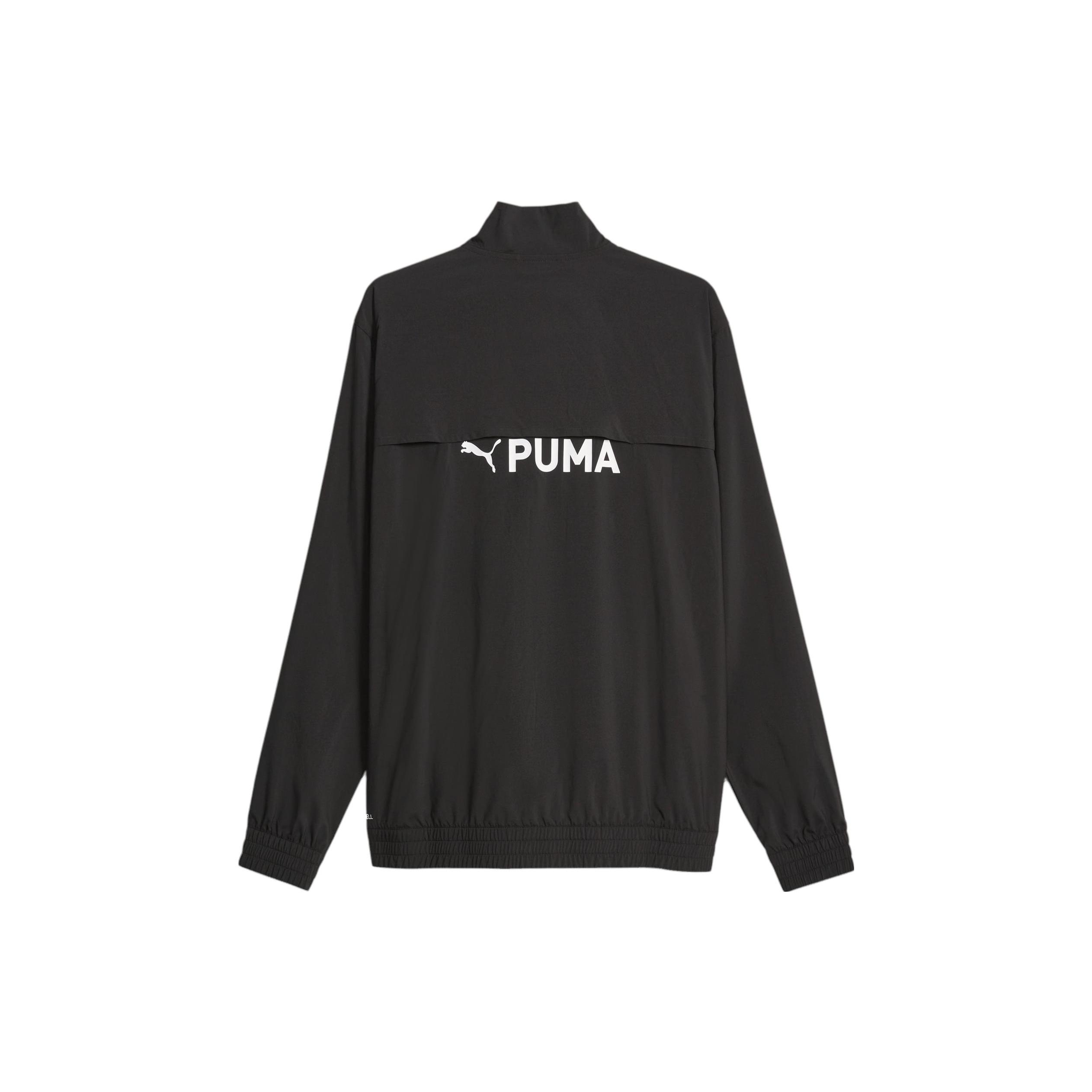 

Новая тканая тренировочная куртка PUMA FIT на молнии для мужчин, черная 523859-01 XL