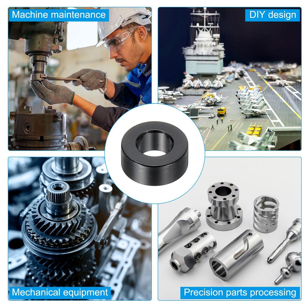 PATIKIL M6 Aluminum Spacers Set of 6 Aluminum 6.2mm ID x 12mm OD x