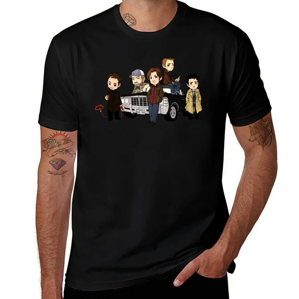 Drivers Winchester Supernatural Tshirt Summer Casual Loose Tshirt