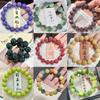 12mm Natural Bodhi Root Beaded Men Six Words Mantra Buddhist Buddha Meditation Bead Bracelet Women Prayer Rosary Bracelet Decor
