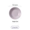 Zhi Shi Iridescent Purple Ceramic Dinnerware Set
