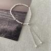 VENTFILLE 925 Sterling Silver Pearls Bamboo Knots Bracelet for Women Girl Simple Korean Jewelry Birthday Gift Dropshipping