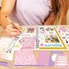 DIY Journal Kit Scrapbook Kinder Set Kreatives Bastelset mit Stickern, Zeichen- & Schreibwaren, Künstlerbedarf