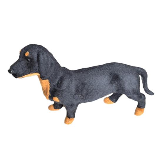 Детская плюшевая игрушка такса Реалистичная интерактивная плюшевая панда для малышей мальчиков девочек A