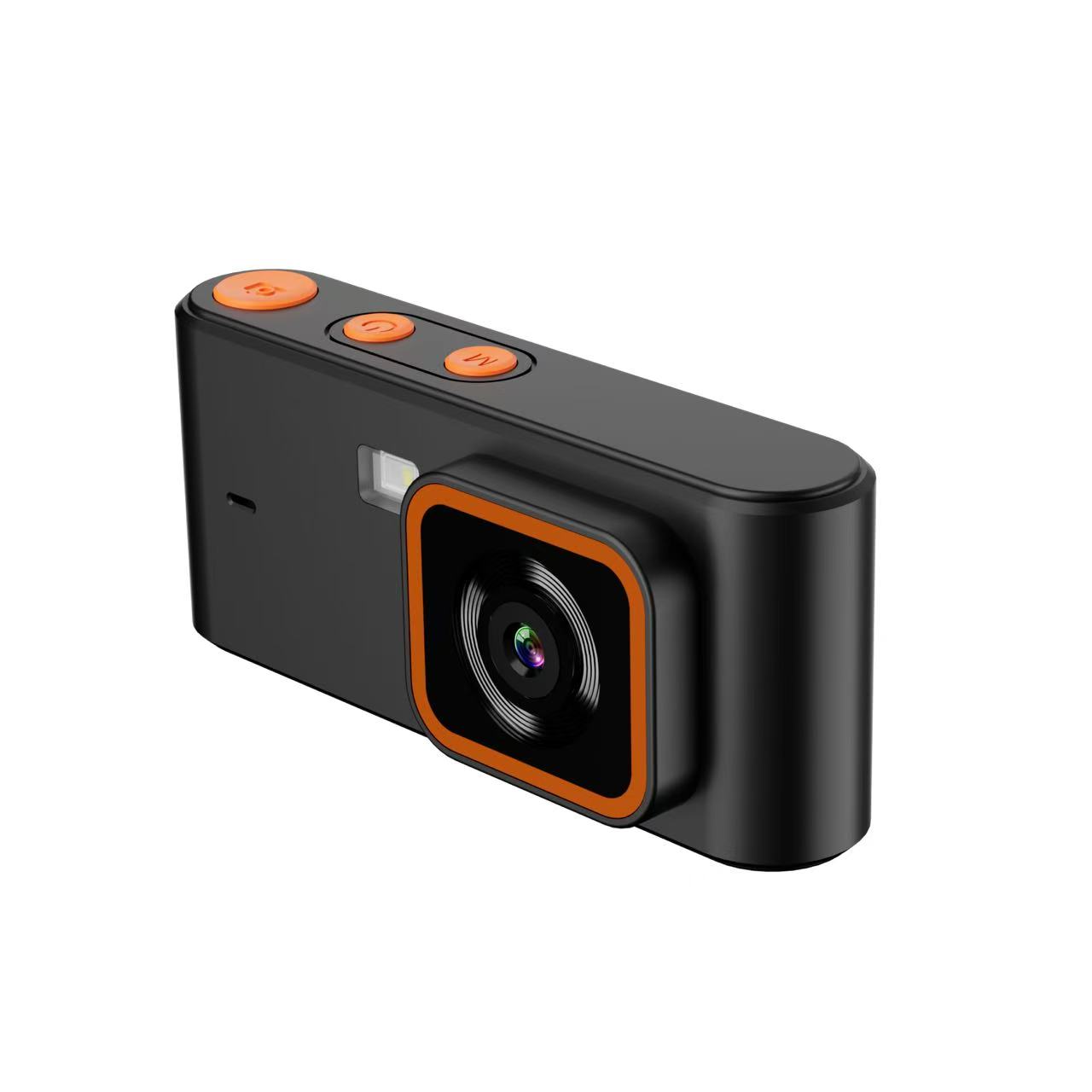 

New Mini Camera D100 IPS 1.47inch Color Screen 128GB Memory HD 1080p Retro Pocket Camera 12MP 600mAh Big Battery LED Fill Light CCD Digital Camera чорний