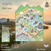 3D Large-Scale Scenery Sticker: DIY Visual Stacking Miniature Scene, No Cutting Needed