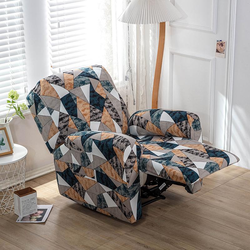 Floral Recliner Sofa Furniture Cover Stretch Reclining Sofa Furniture Slipcovers For Family Room Detachable Lazy Boy Relax Armchair Cover Home Decor