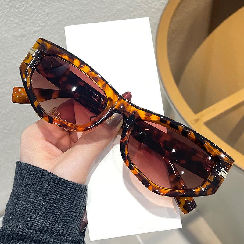 Irregular Cat Eye Sunglasses Rice Nail Sunglasses Fashion Sunglasses Ladies Retro Ins Sunscreen Retro