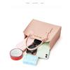 Sac à Bandoulière Femme Motif Crocodile Lettre Édition Coréenne Étiquette Couleur Bonbon Pendentif Couleur Platine Sac