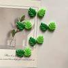 10pcs, Refrigerator Magnets, Cartoon Leaf Fridge Magnets, Cute Decorative Magnets, Personalized Fridge Magnet For Kitchen Office
