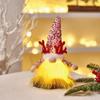 Cute Christmas Luminous Gnomes Doll Plush Christmas Gnomes Toys  Xmas Home Decor