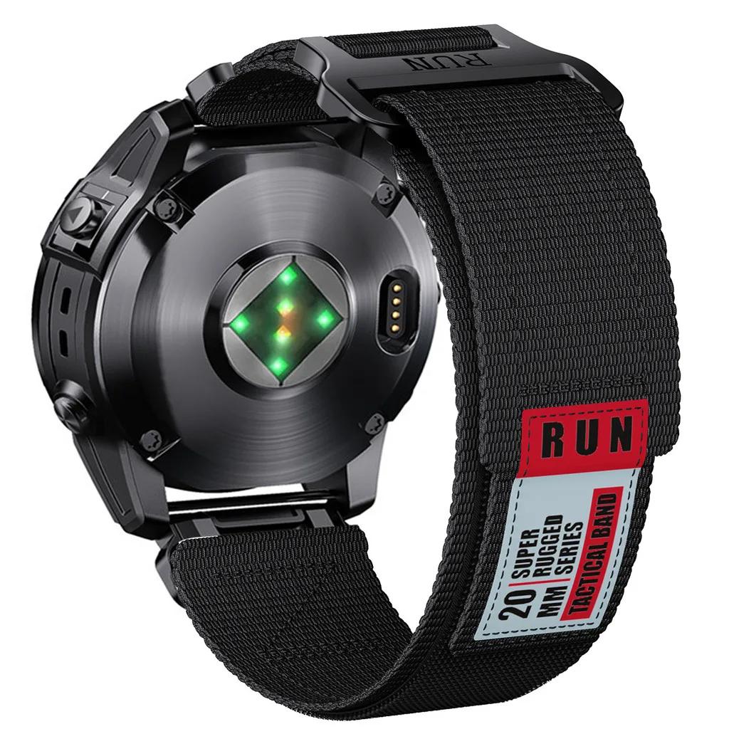 QuickFit 22mm 26mm Nylon Band For Garmin Fenix 8 47 51mm 7X Pro 6X Pro 5XPlus/Enduro 2/Epix Pro 51mm Instinct 2 X Strap Bracelet