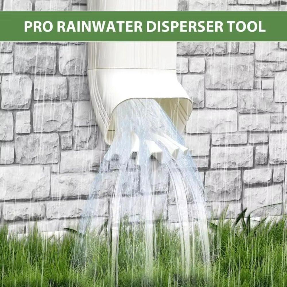 Prodlužovací díly okapového svodu Dávkovač okapového svodu Vynikající zpracování Efektivní hospodaření s vodou Rozptylovač dešťového okapu