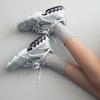[hiig] No.491 Gray Floral Socks