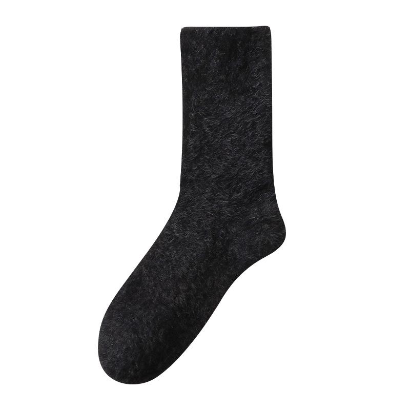 

Women s Autumn and Winter Fleece Thickened Warm Mink Fleece Postpartum Socks Floor Sleep Pile Socks 1 pair