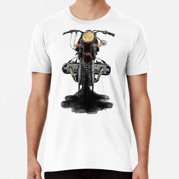 

Винтажный мотоцикл - Футболка Scrambler S-5XL Лучшая футболка M