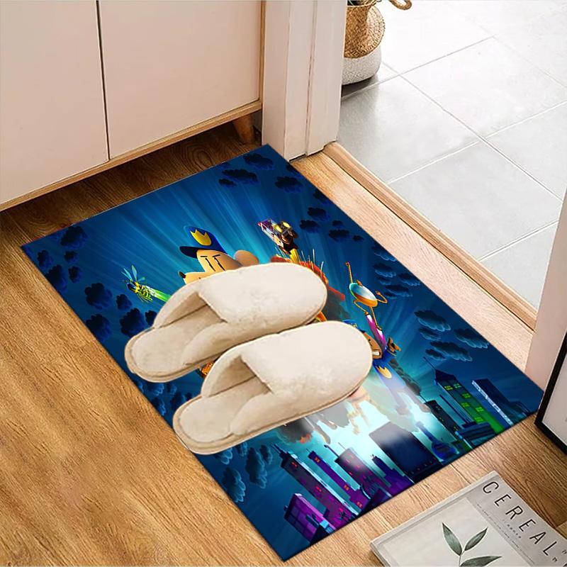 Dog Man And Friends Adventure Rug Office Floor Mat - Machine Washable for Bedroom, bedroom, livingroom, Room Decor Fan Gifts Christmas