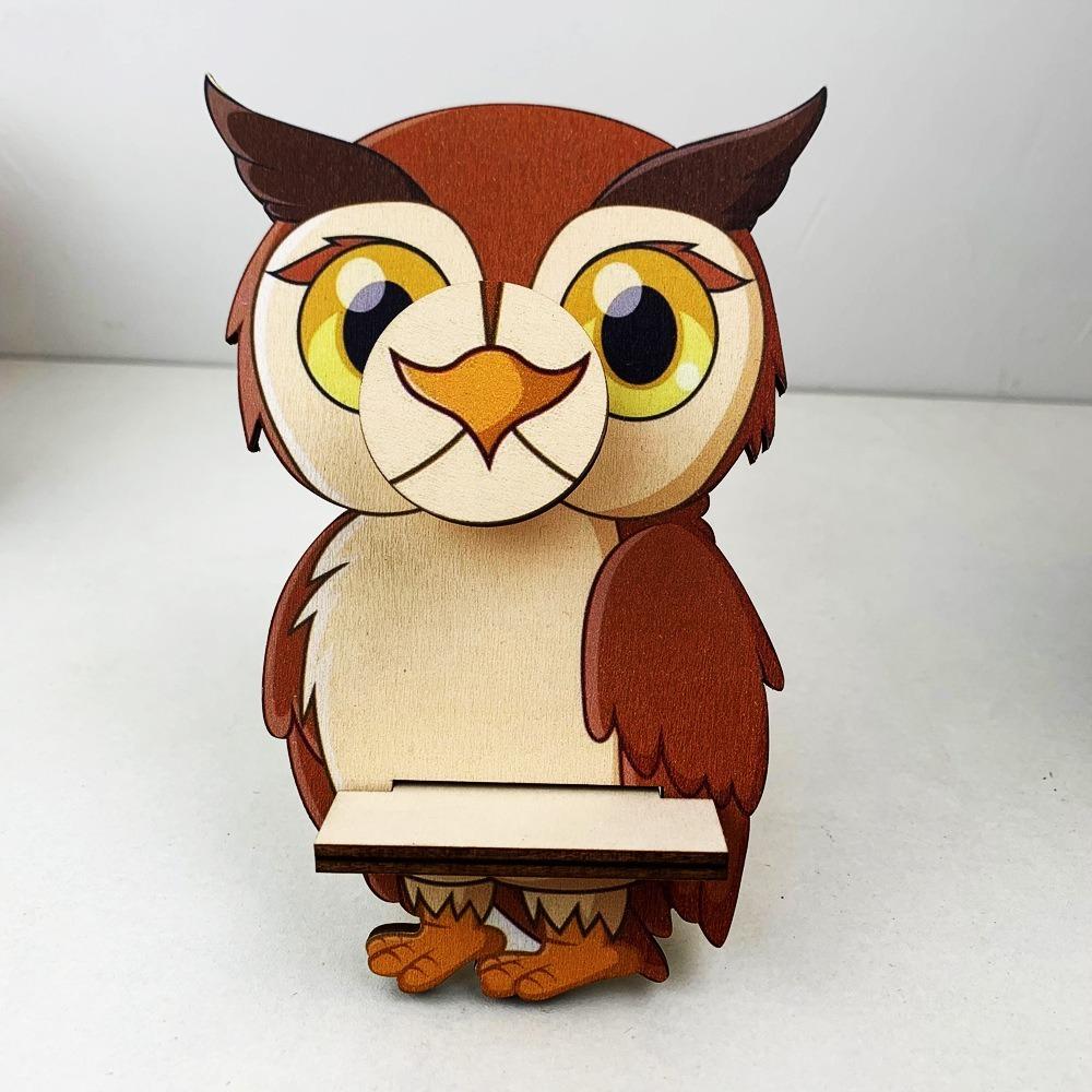 Cartoon Eyeglasses Holder Stand Wooden Spectacle Display Rack New Glasses Storage Rack  Desk Decor
