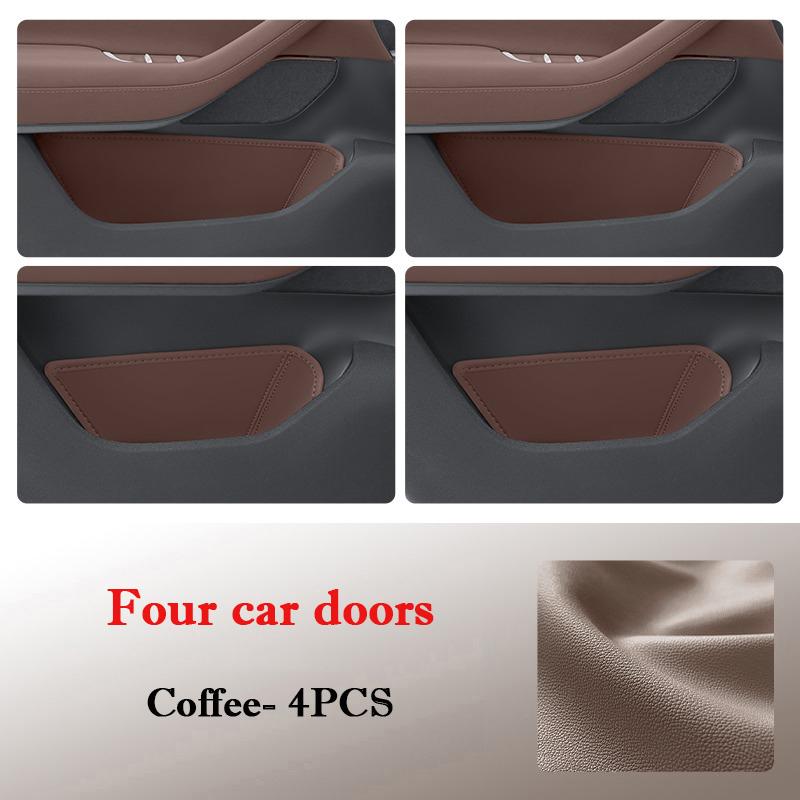 Car Door Slot Storage Box Leather Door Groove Mat Protective Pad Cover Storage Barrel For Nio ES6 ES8 ET5 ET7 EC6 EC7 2026-2026