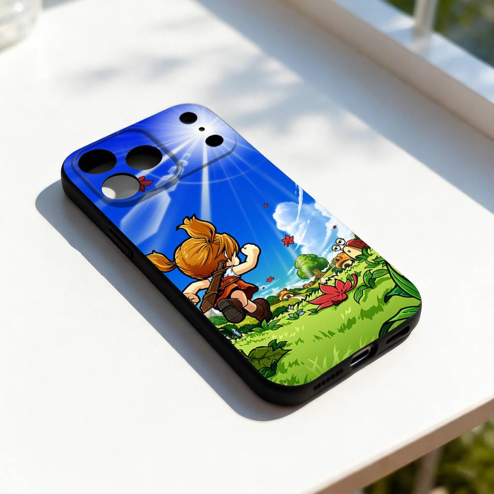 

Cute M-Maplestory Game Phone Case Silicone Black Soft For iPhone 17,16,15,14,13,12,11,Pro,Max,Plus,E,SE4,Air,Mini iPhone16e