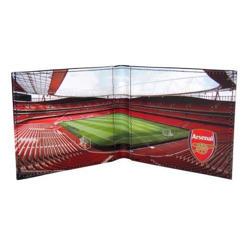 Arsenal FC Stadium Faux Leather Football Wallet