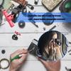 Heavy Duty Multifunctional Super Crabbing Clamp 1/4inch-20 & 3/8inch-16 Screw Thread Adapter for Camera Photography Ligh