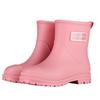 New Fashionable Low-top Short Rain Boots Rain Shoes Non-slip Water Shoes Waterproof Women's Thermal Velvet Rubber Shoes