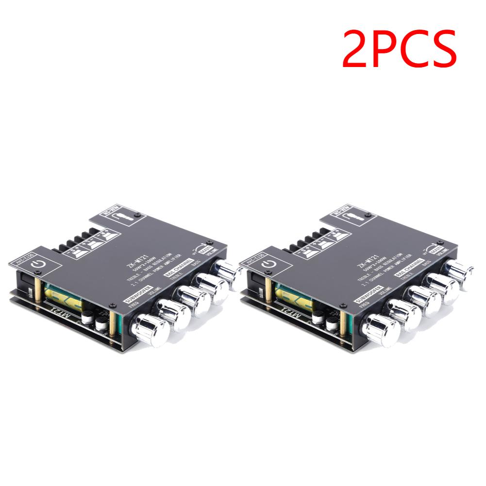 ZK-MT21 Amp Board Digital Power Subwoofer Amplifier Digital Power Amplifier Board AUX 12V 24V Board Bluetooth Power Amplifier