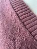Solid Color V-Neck Loose Pullover Sweater for Women - Autumn and Winter Long Sleeve
