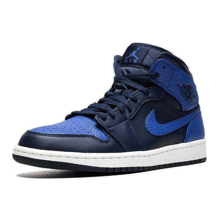 Jordan 1 Mid Obsidian Game Royal 554724-412