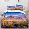 Desert Cactus Landscape Printed Bedding Set 3d Duvet Cover Sets Pillowcases Adult Children Twin Full Queen King Size Bedclothes