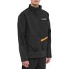 Adidas Terrex Jackets Men's Black Stand Collar Moderate Workwear HE5204
