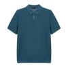 BASSOHOMME Soft Cotton Knit Short Sleeve Polo Shirt (Wsy2Wt56A)