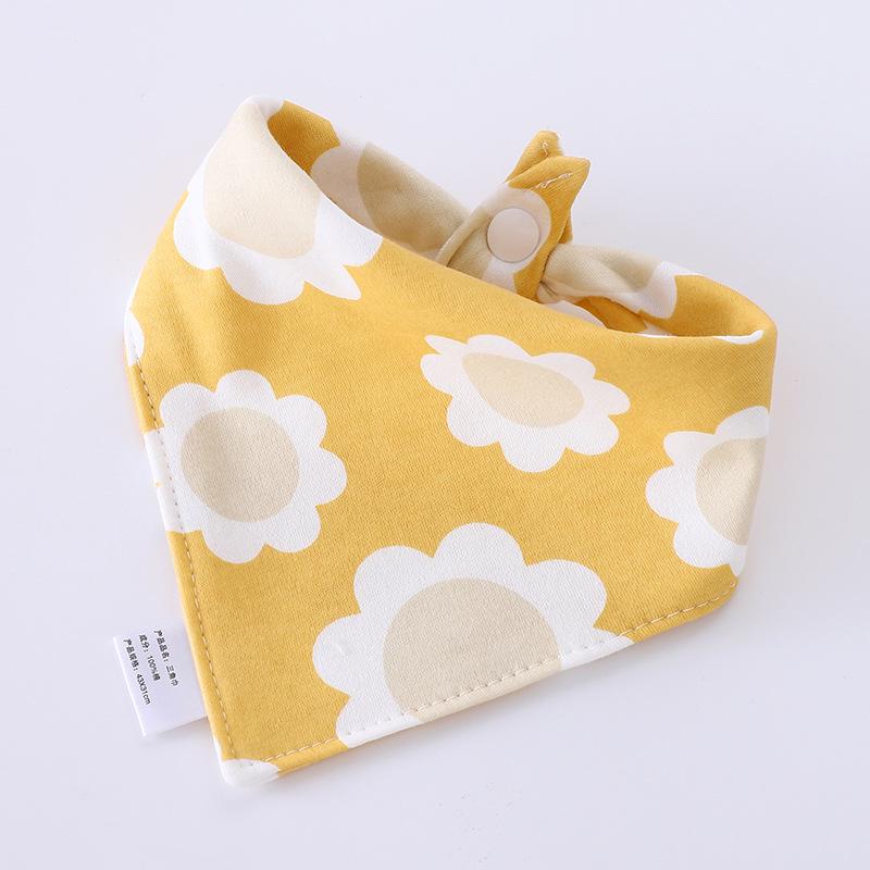 Waterproof Baby Triangle Bib - Pure Cotton for Newborns, Boys & Girls