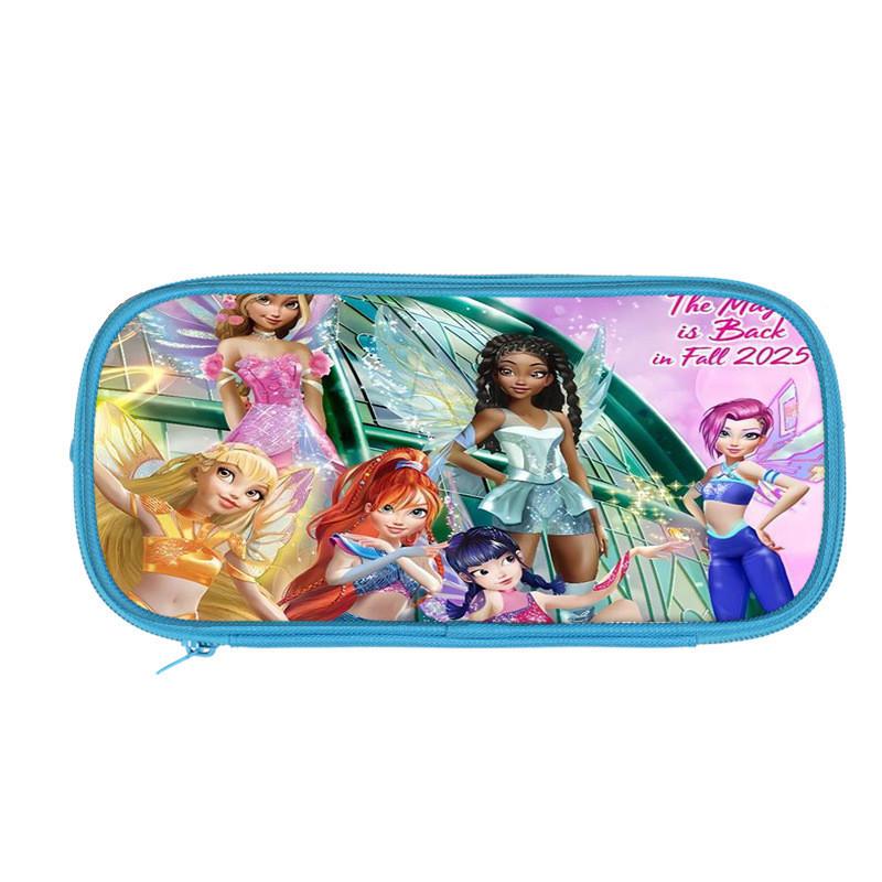 Winx Club Pencil Case Double Layer Storage Organizer For Students And Kids