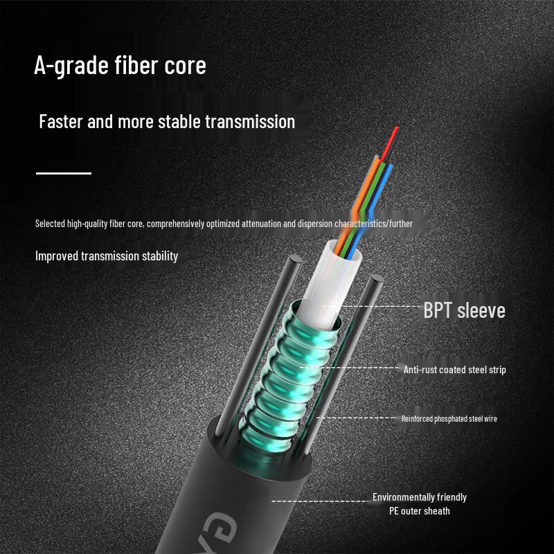 Bosende Outdoor Armored Multimode LC-LC Fiber Optic Cable