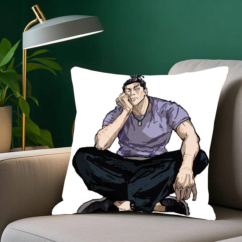 Aoi Todo Anime Jujutsu Kaisen Pillow Case Home Decor Throw For Sofa Bed Car Room Decor Gift Idea